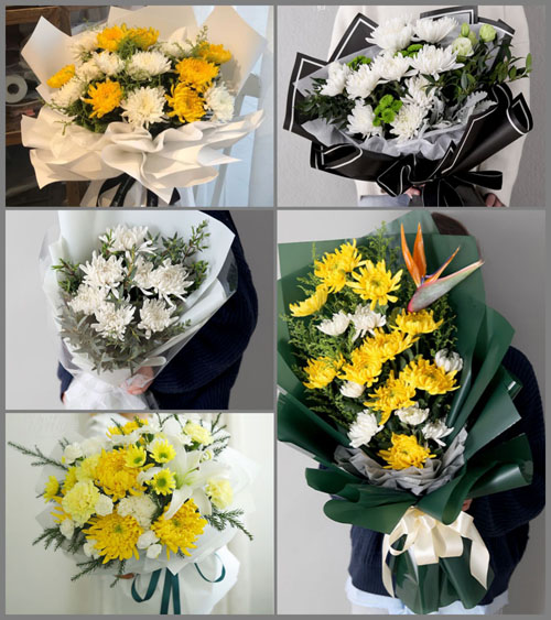 贵州毕节市威宁县大街乡大松村白事花束代送